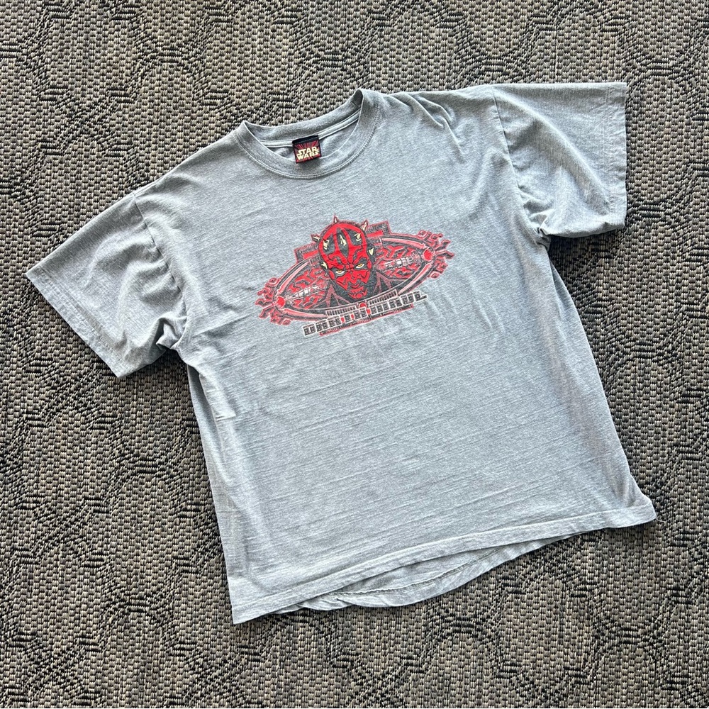 Vintage 1999 Star Wars Phantom Menace Darth Maul T-shirt‎ Fits XL